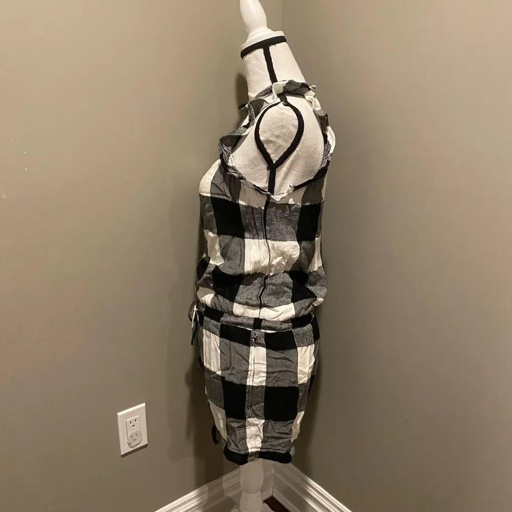 Anthropologie Cloth & Stone checkered gingham romper - Picture 4 of 15